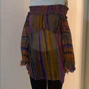 Vivi off the shoulder top with beautiful colours
